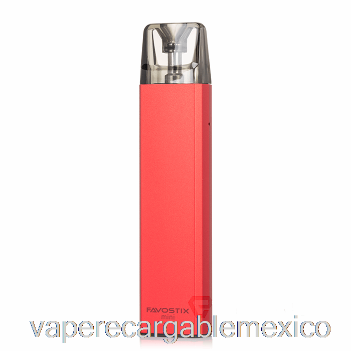Vape Recargable Aspire Favostix Mini Kit De Inicio Rojo